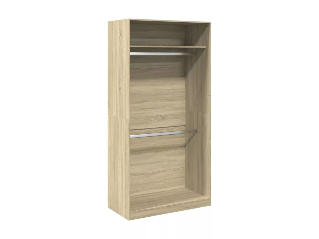 Garde-robe Chêne sonoma 100x50x200 cm Aggloméré