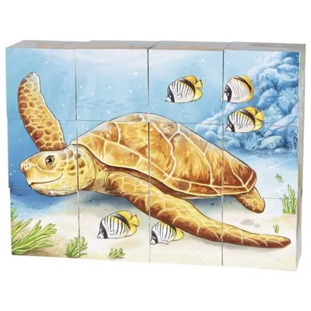 goki Würfelpuzzle Australische Tiere