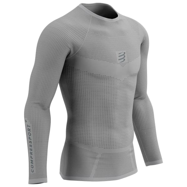 T-shirt thermique COMPRESSPORT ON/OFF BASE LAYER LS TOP GREY