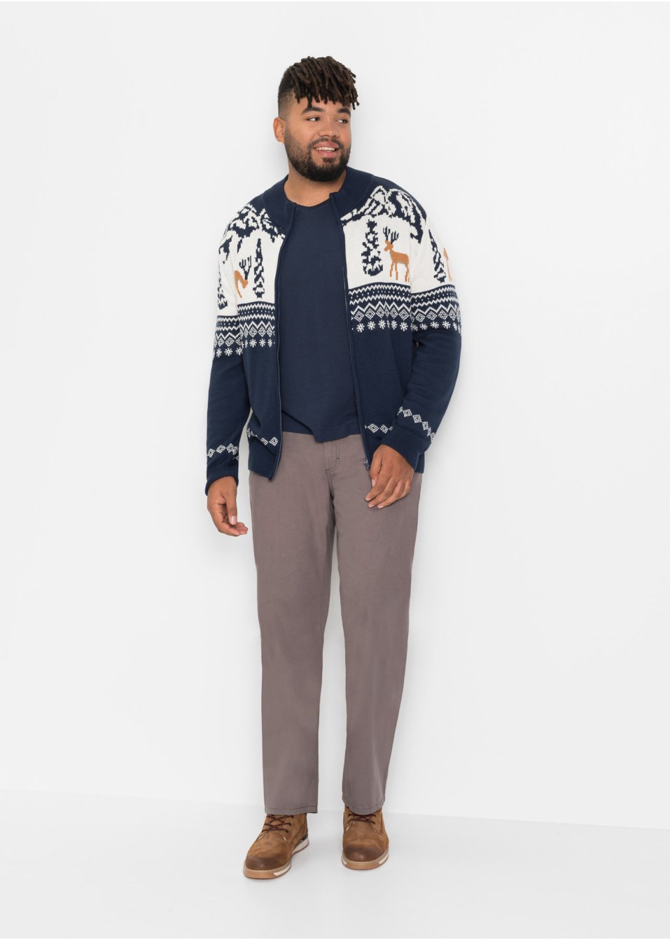 Gilet en maille norvégien