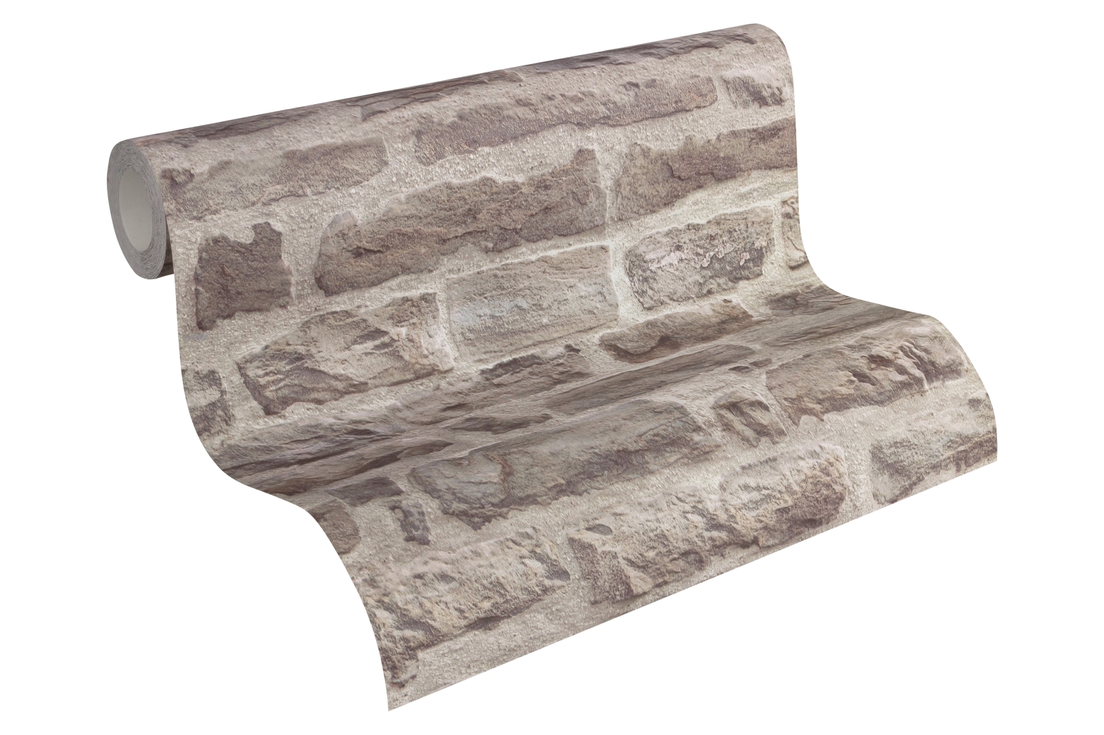 Vliestapete DECOWORLD 2 - beige-grau - 10 Meter