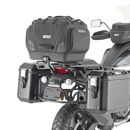 Sacoche Givi T525 TOP BAG (33 litres) AVEC SYSTÈME D’ACCROCHAGE MONOKEY DESTINÉ AU TRANSPORT D’ANIMAUX Universel - Noir