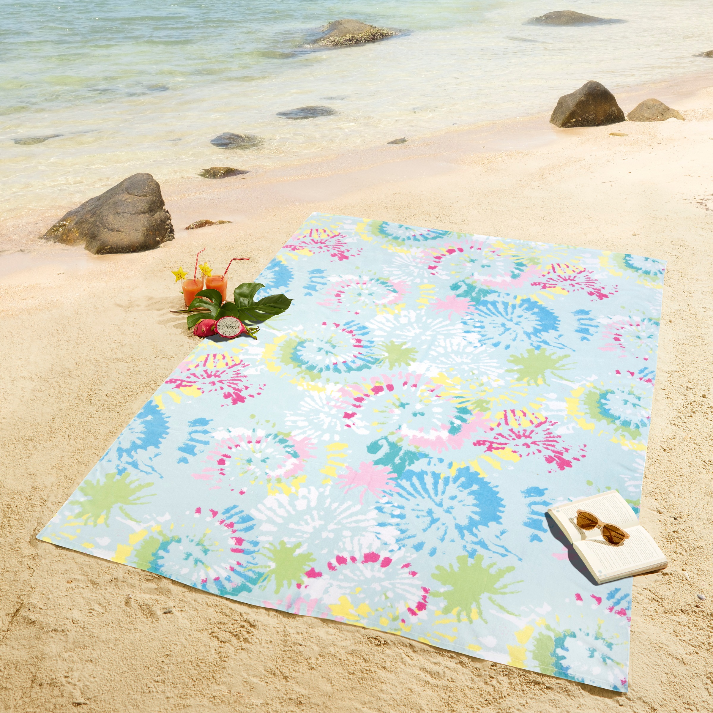 Dyckhoff Strandtuch »Splash« Extra gross 140x195cm