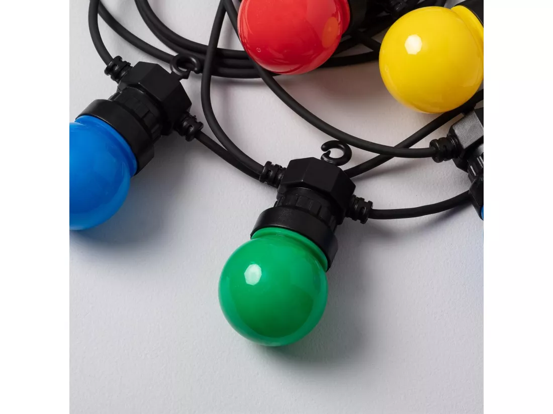 Remplacement Boules pour Guirlande Multicolore 8 Unités Multicolore