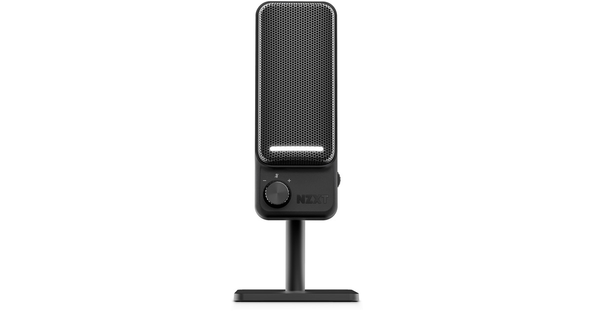 NZXTCapsule Elite microfoon  (Zwart, RGB, USB-C)
