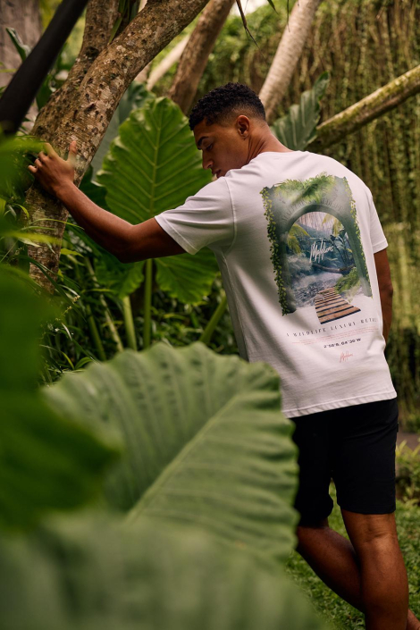 Malelions witte heren t-shirt
