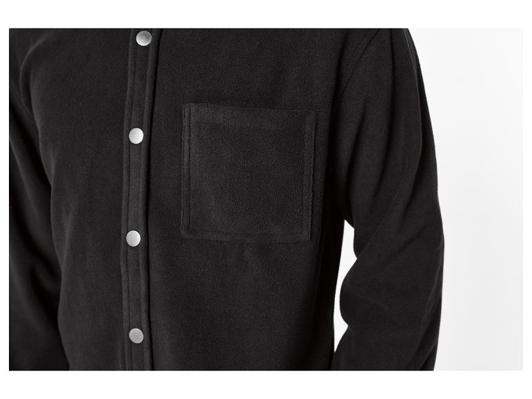 Fleece heren overhemd
