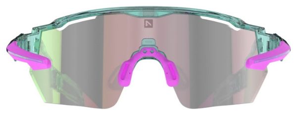 Coffret Lunettes AZR Race RX Crystal Turquoise Verni/Rose / Écran hydrophobe Rose   Incolore