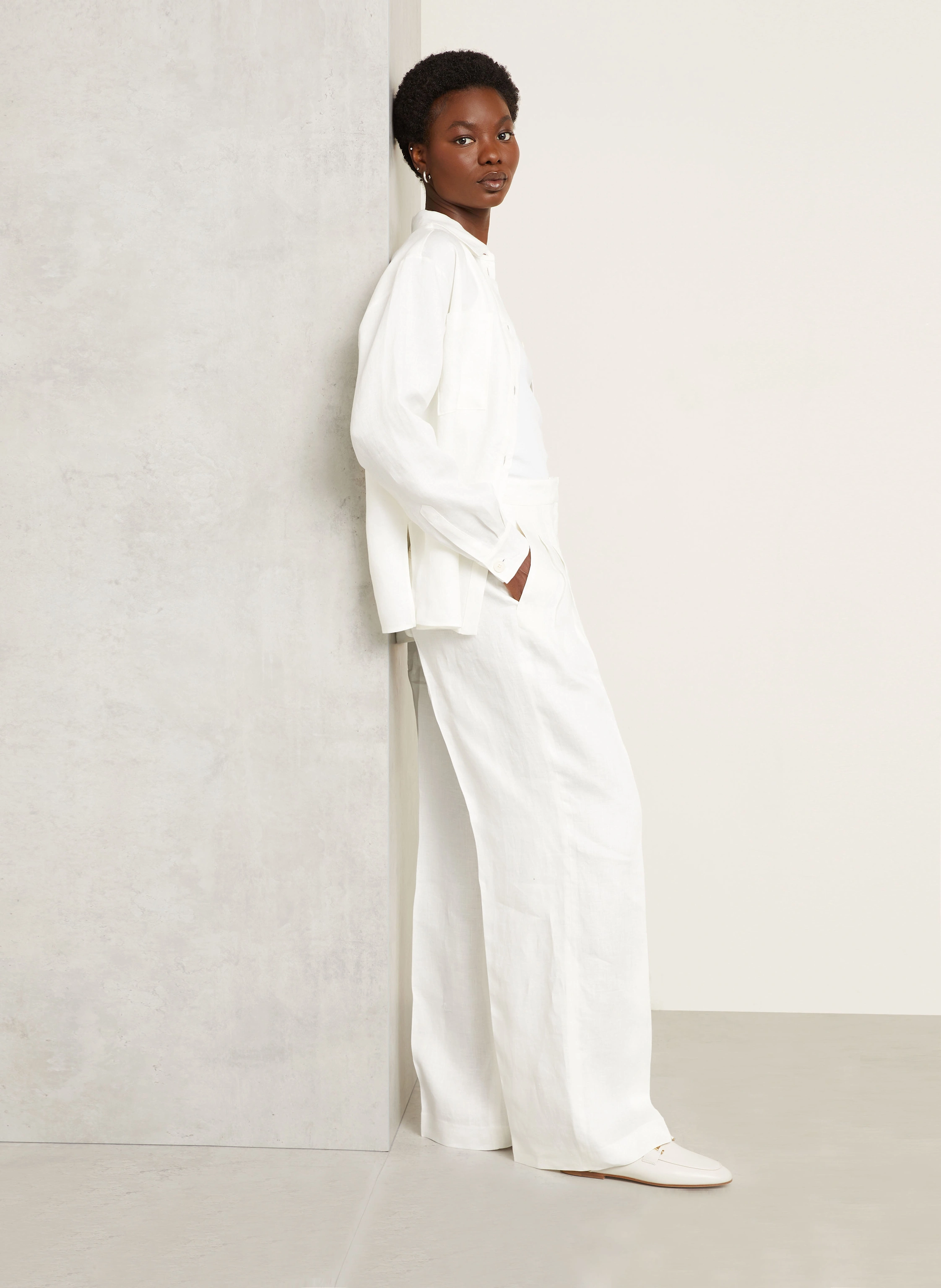 IRIS von ARNIM Marlenehose LAINIE aus Leinen