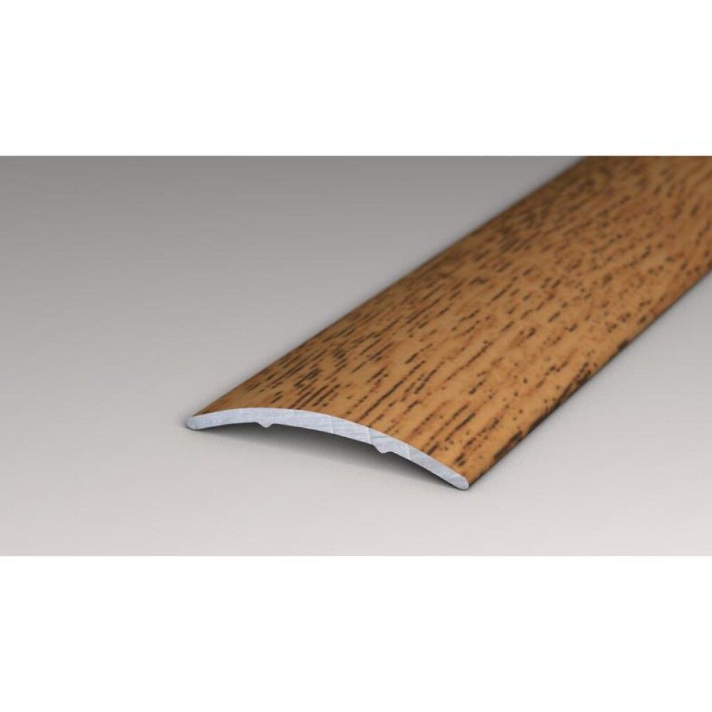 OVERGANGSPROFIL LOGOCLIC ALUMINIUM2000X30X3MM MØRK EIK