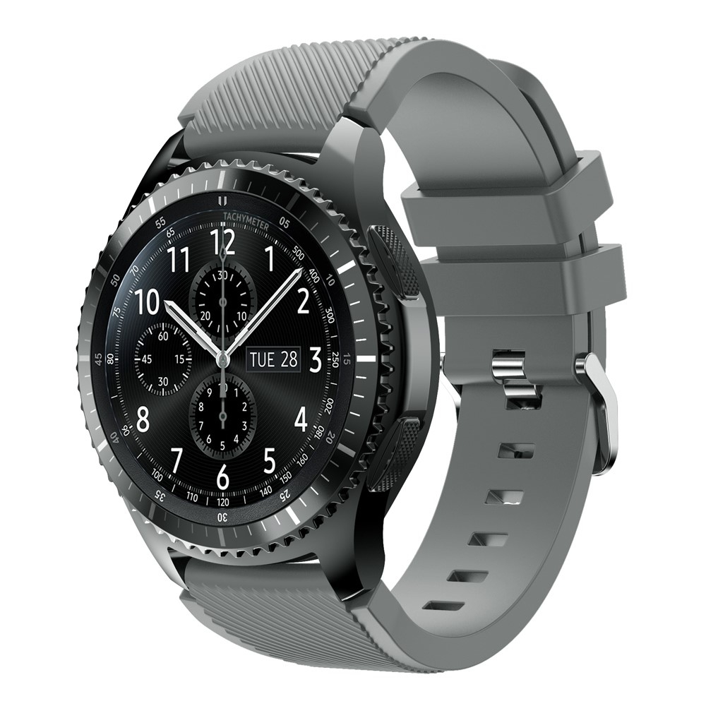 Huawei Watch GT Runner (46mm) Ersatz Silikon Grip Sportarmband - Grau