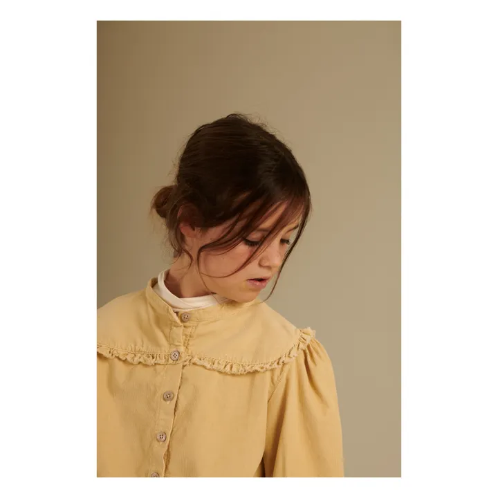 Longlivethequeen Blouse Unie Coton Bio | Vanille