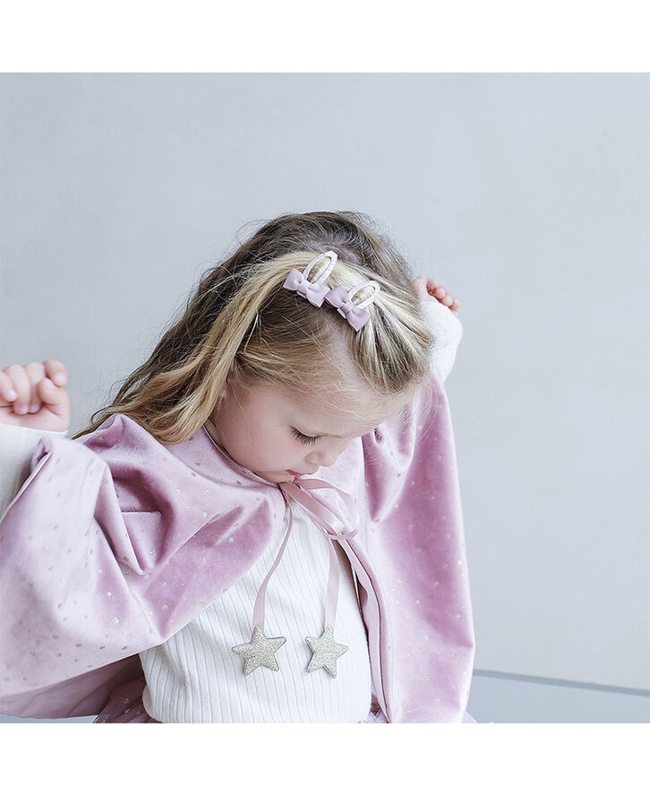Mimi & Lula Mimi & Lula - Kappe - Velvet Princess Pink Luxe 3-8 år