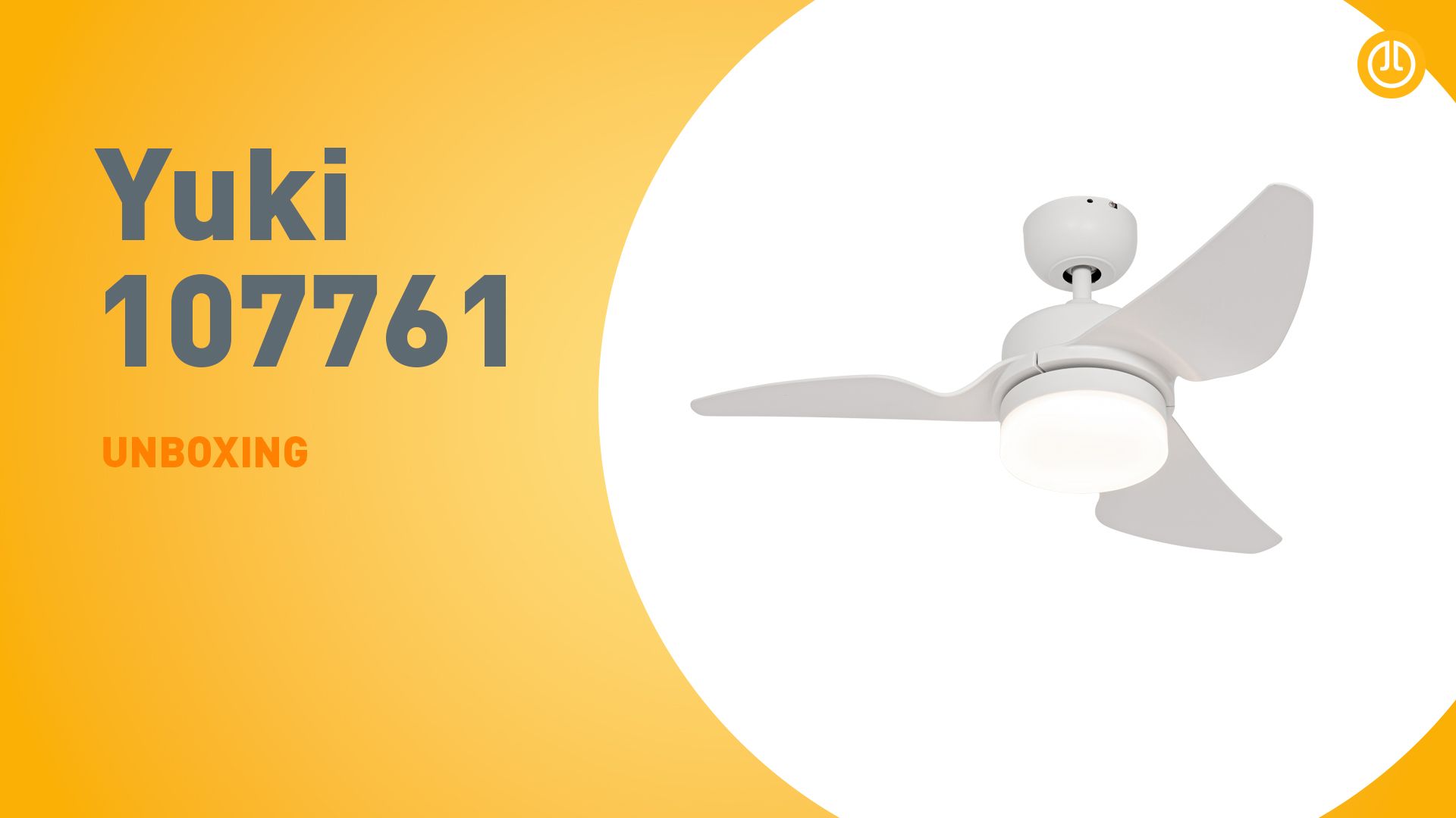 Plafondventilator wit 86.7cm incl. LED dimbaar met afstandsbediening - Yuki