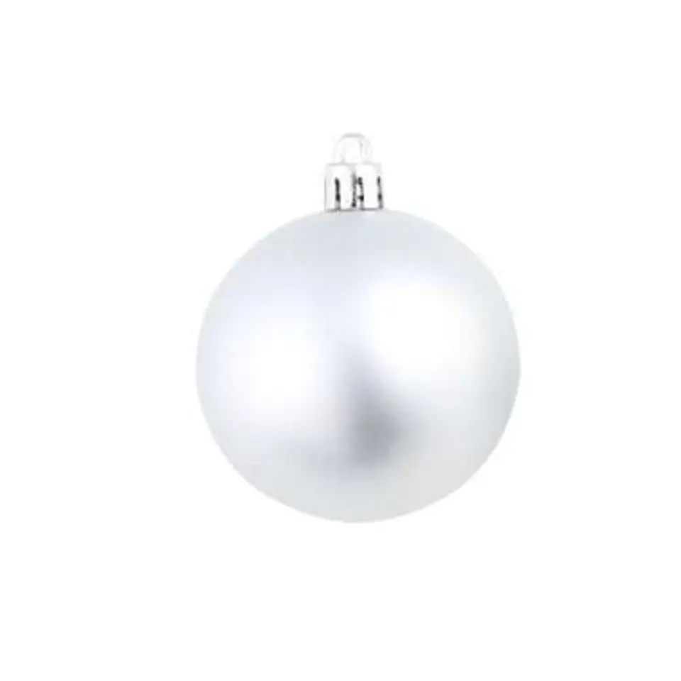 vidaXL - Kerstbal - Zilver - Kunststof - 100 stuks