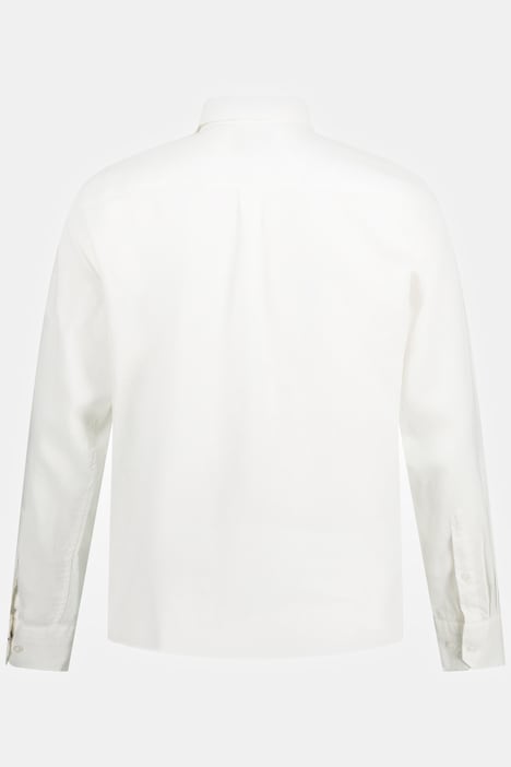 Leinenmix Hemd, Langarm, Kentkragen, Modern Fit