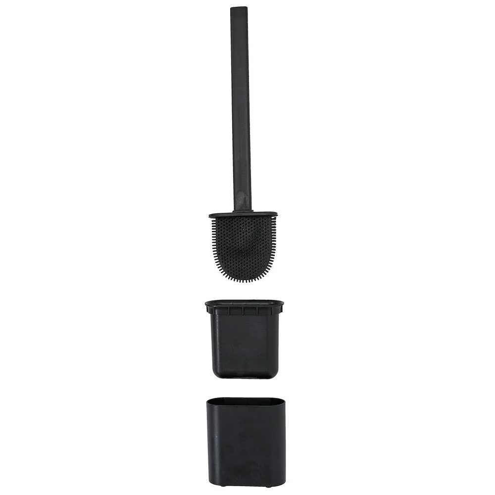 Brosse WC silicone noir