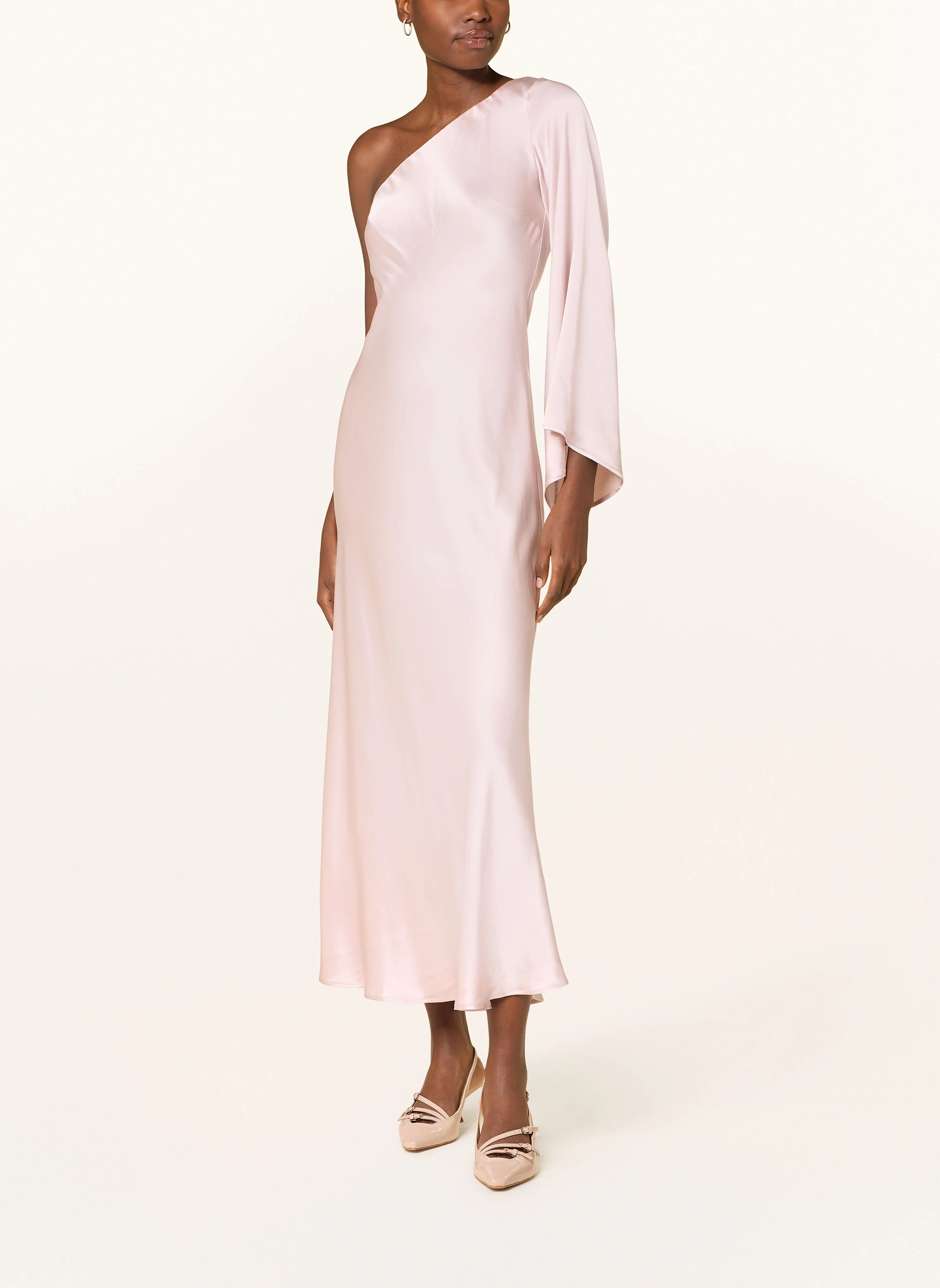 ottod'ame One-Shoulder-Kleid aus Satin