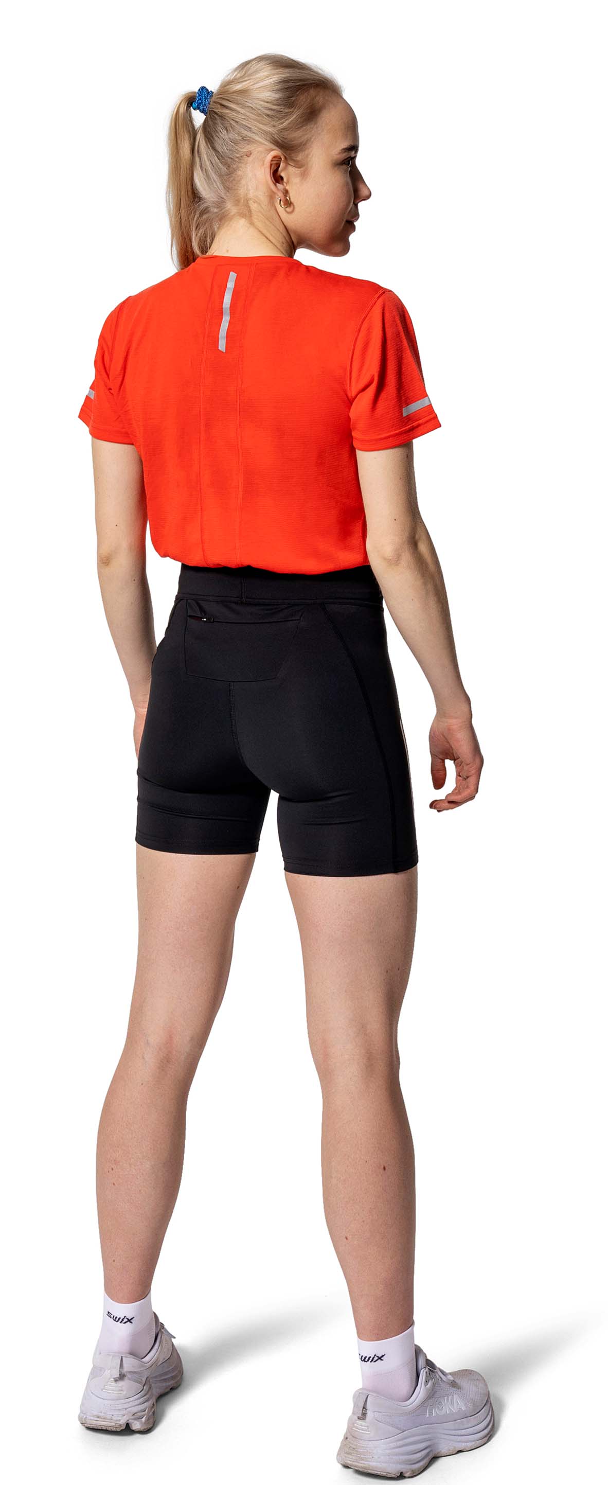 Pace High Waist Half Tights Dame Black