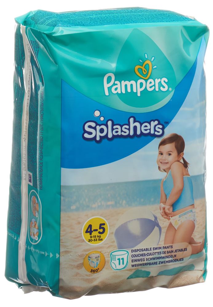 PAMPERS Splashers Gr4-5 Tragepack 11 Stk