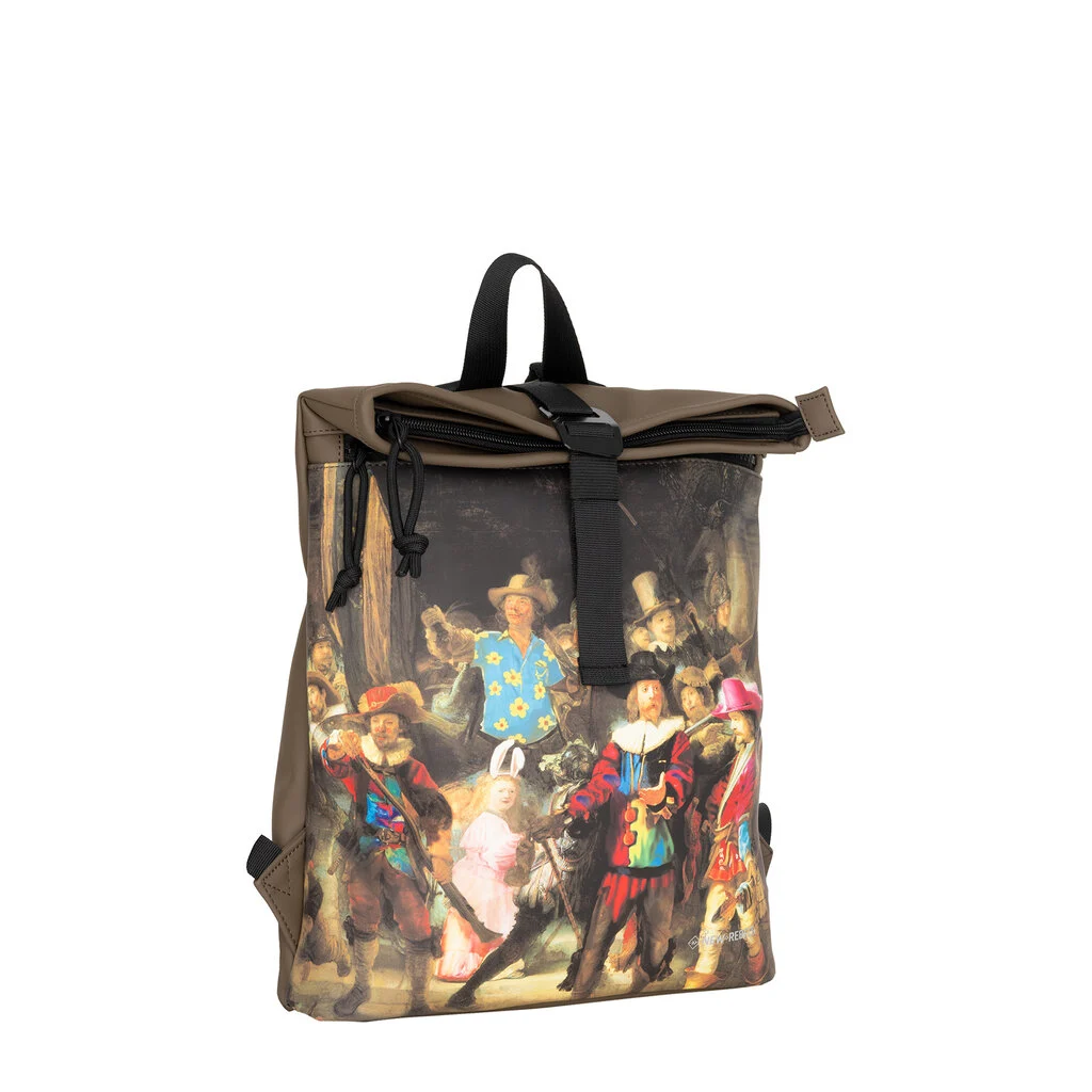 New Rebels Mart Art Los Angeles Rolltop Backpack Mini Nachtwacht