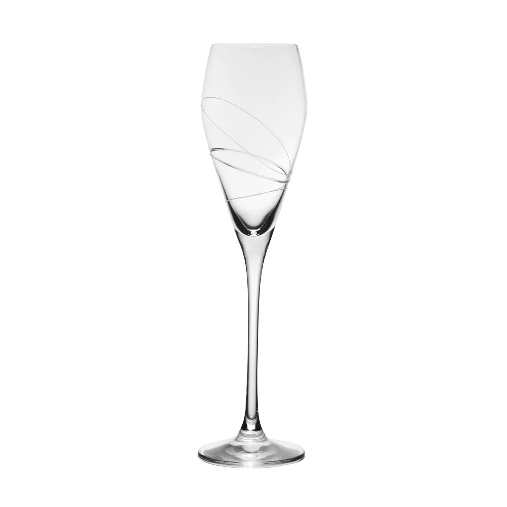 Flûte à Champagne Silhouette 22 cl en cristallin taillé (lot de 6) Ron