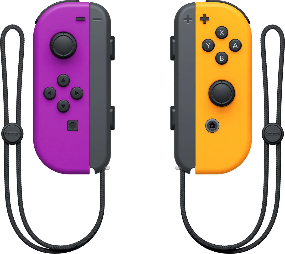 Nintendo Switch Joy-Con Violet Néon et Orange Néon Manettes de jeu