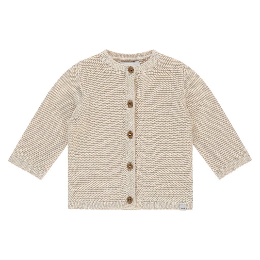 Babyface vest ecru grof gebreid