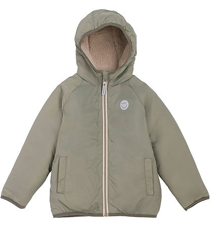 Viking Fleecejacke - Umkehrbar - Play - Olive/Beige