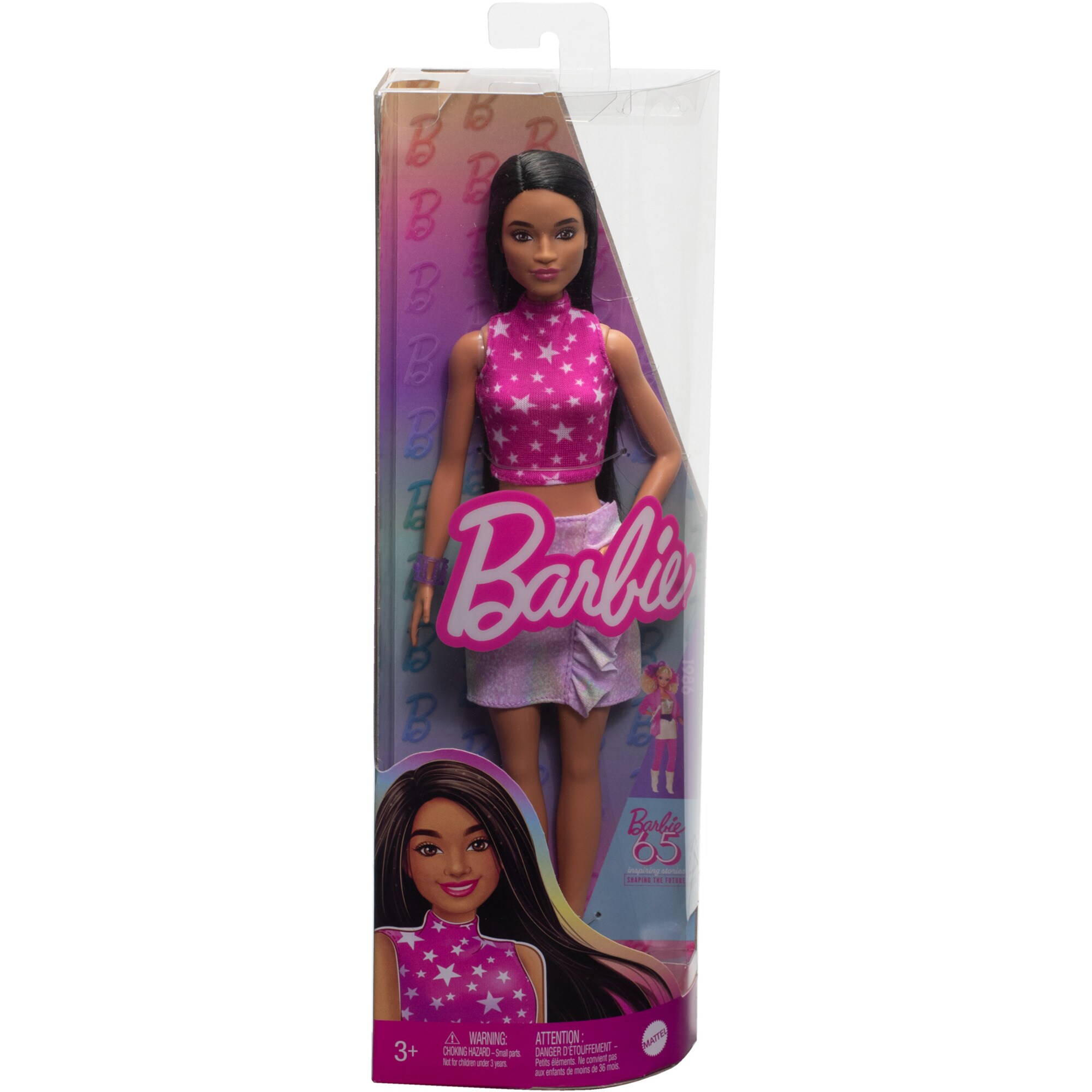 Mattel Puppe Barbie Fashionistas-Puppe Rock pink and metallic