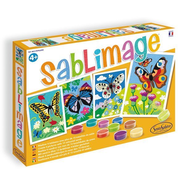 Sandbilder Schmetterlinge