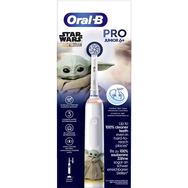 Elektrische Zahnbürste Junior Pro Grogu / Starwars ab 6+