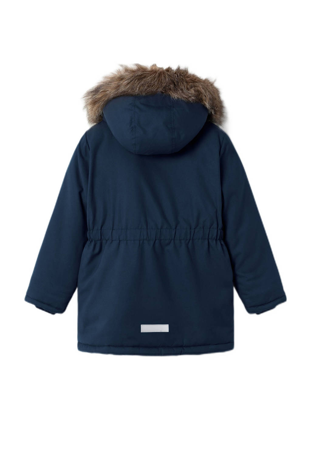 NAME IT gewatteerde winterjas NKFMASTER donkerblauw