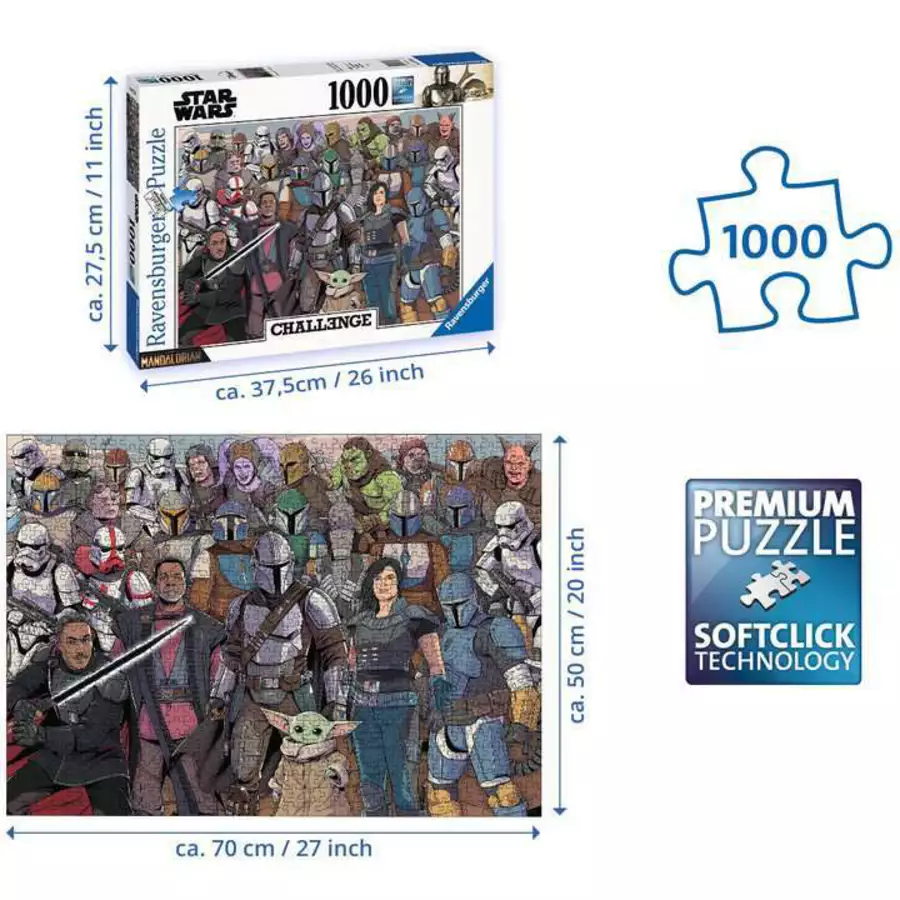 Ravensburger Challenge Star Wars Mandalorian bunt