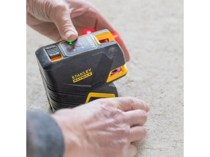 Stanley FMHT1-77415, 20 m, 3 mm/m, 50 m, Horisontal/vertikal, Rød, 150°