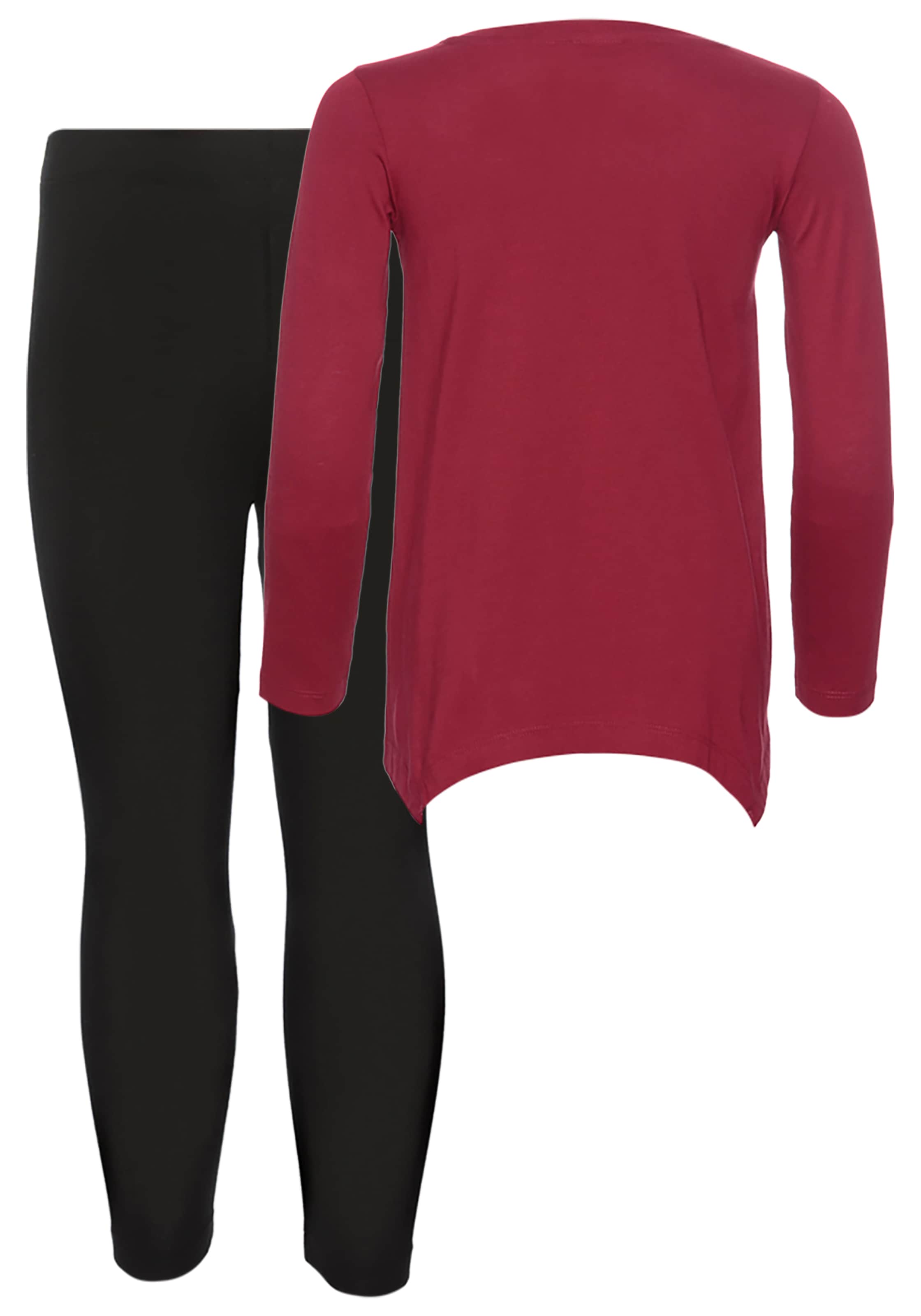 KIDSWORLD Langarmshirt & Leggings »2tlg. Set Shirt + Leggings mit Pferde-Motiv - NEUE FARBE dazukommen«, 2 süsses Fotomotiv