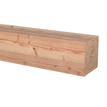 Tuinpaal vierkant Douglas ca. 12 x 12 cm, lengte ca. 250 cm