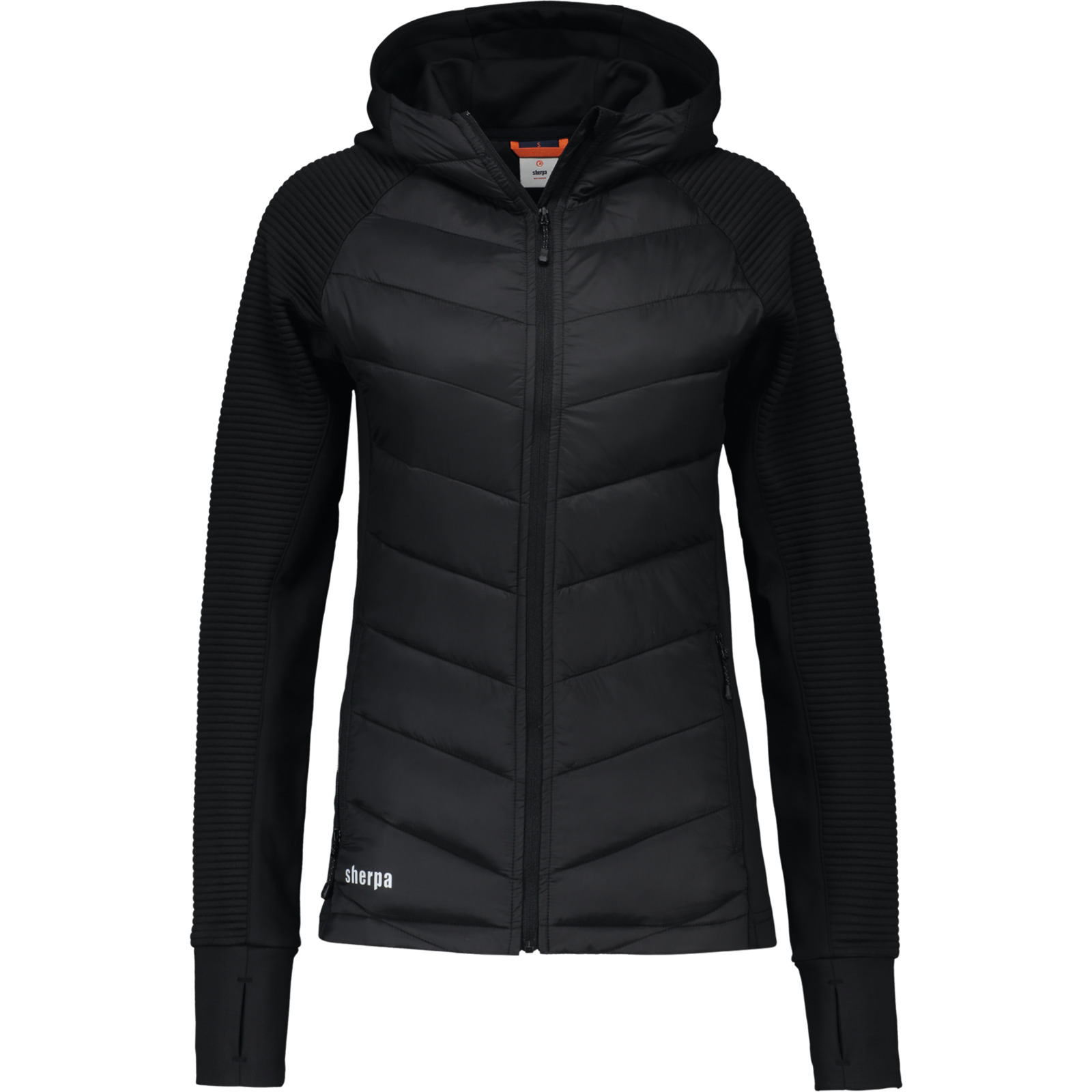 Sherpa Damen-Hybridjacke Tilitso S, schwarz