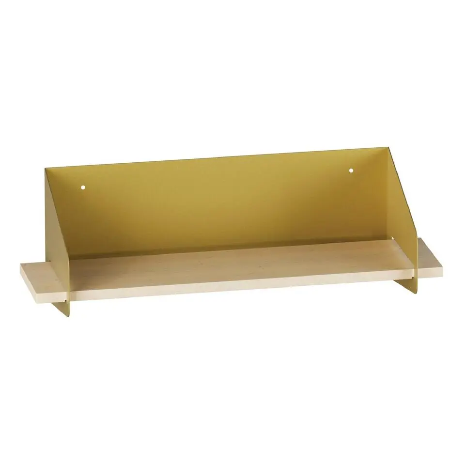 CALICOSY - Wandrek WREN - Goud/Hout - 20x60x19 cm