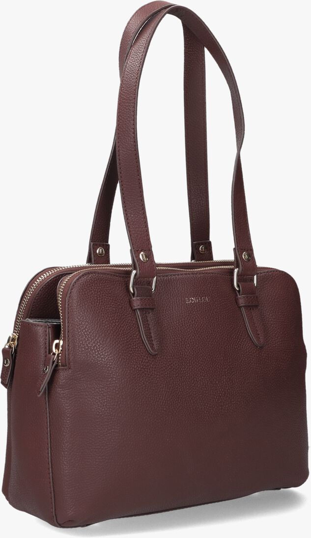 LOULOU ESSENTIELS cognac loulou essentiels schoudertas bag robuste
