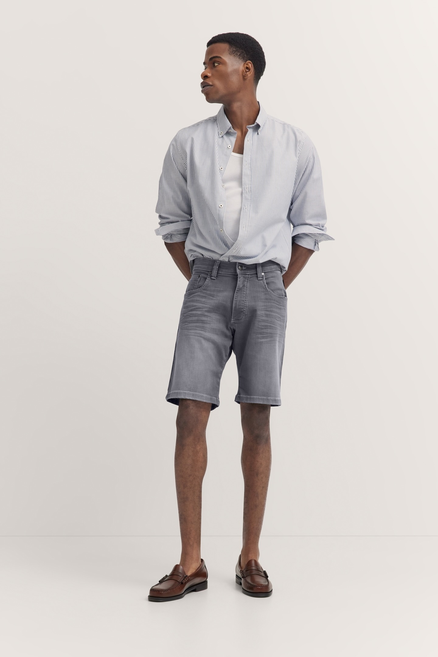 bugatti Bermudas  im Used-Wash-Design