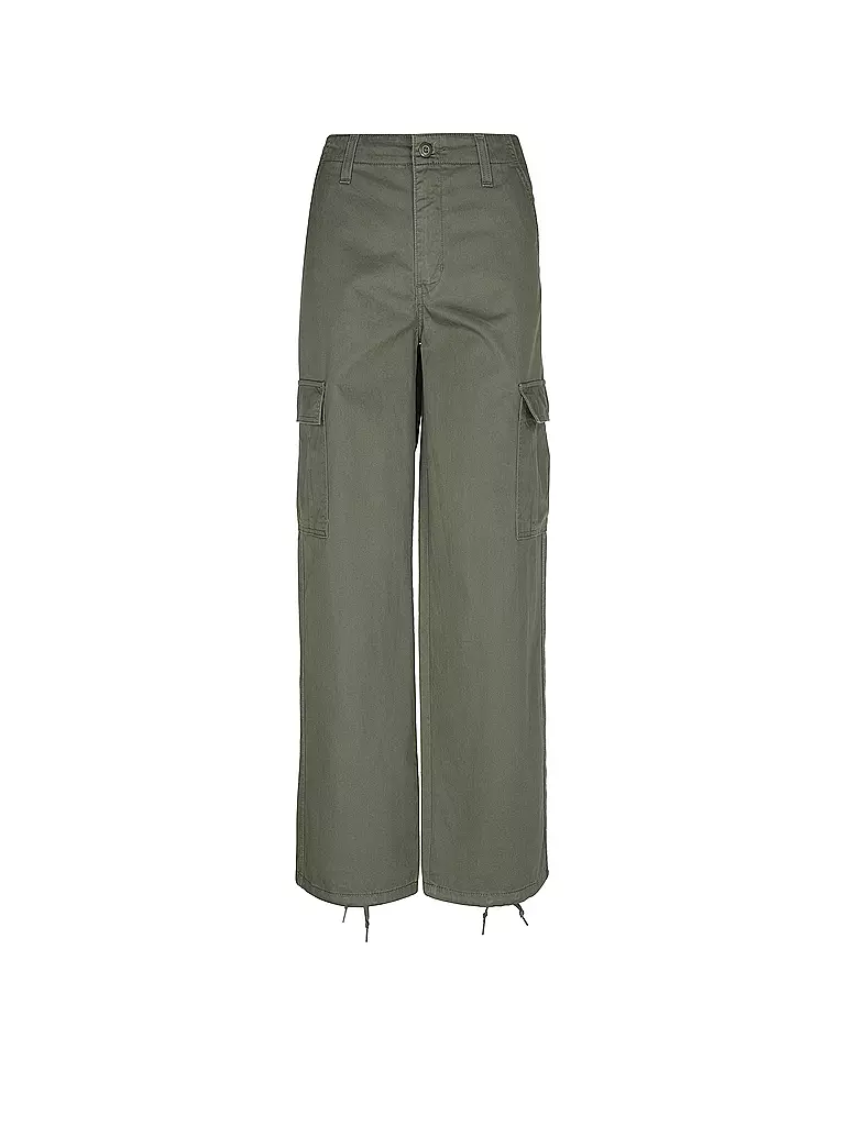 LEVI'S® Cargohose BAGGY olive