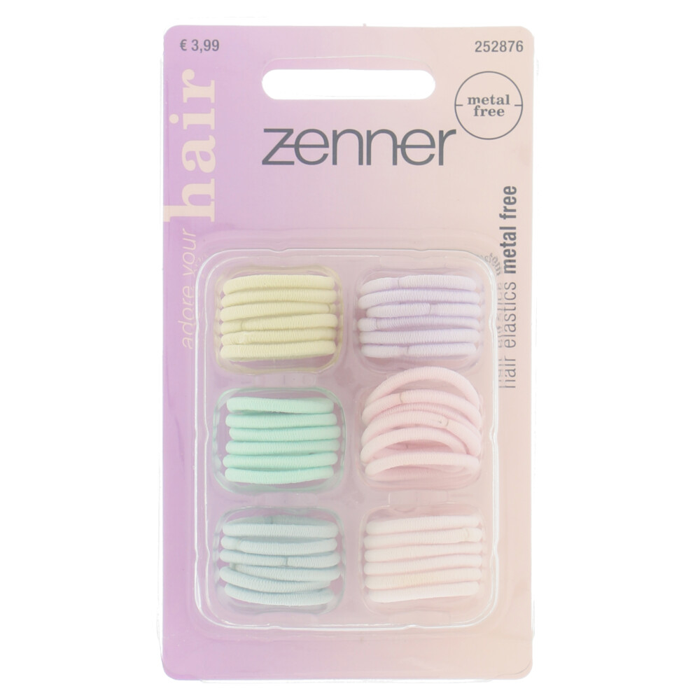 Zenner Kids Haarelastieken Pastel36 stuks