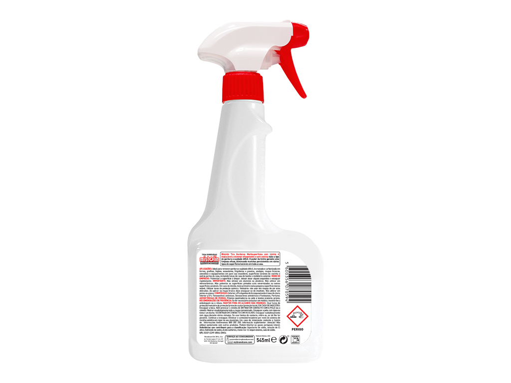 TIRA GORDURAS LIXIVIA LIMPEZA COZINHA MISTOLIN 545 ML