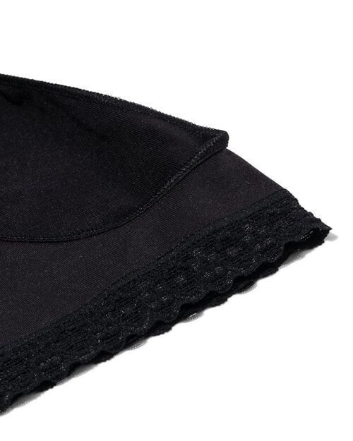 slip sans coutures femme noir