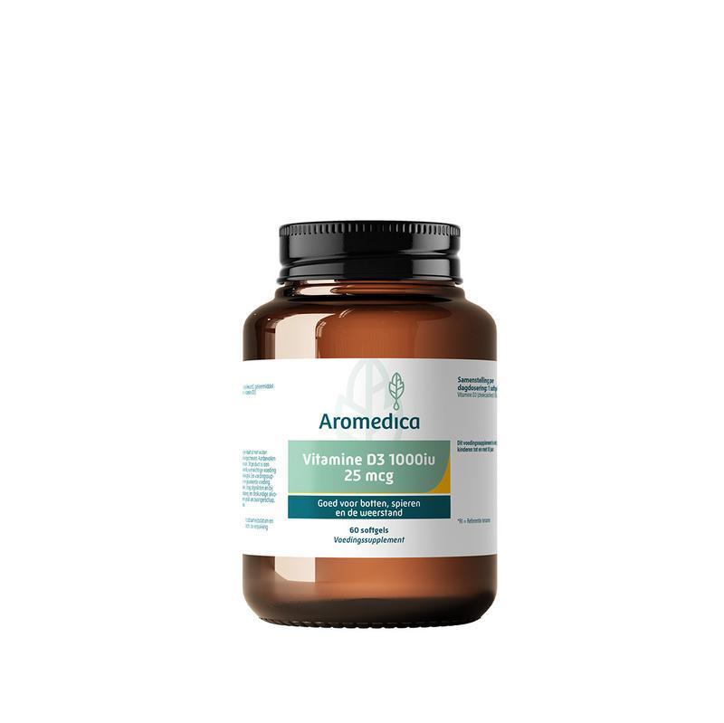 Aromedicare Vitamine D3 25mcg 60 softgels