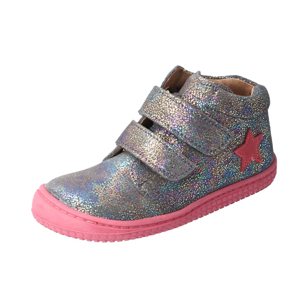 202113-3 CHAMELiiON velours leather glitter grey velcro Weite/M