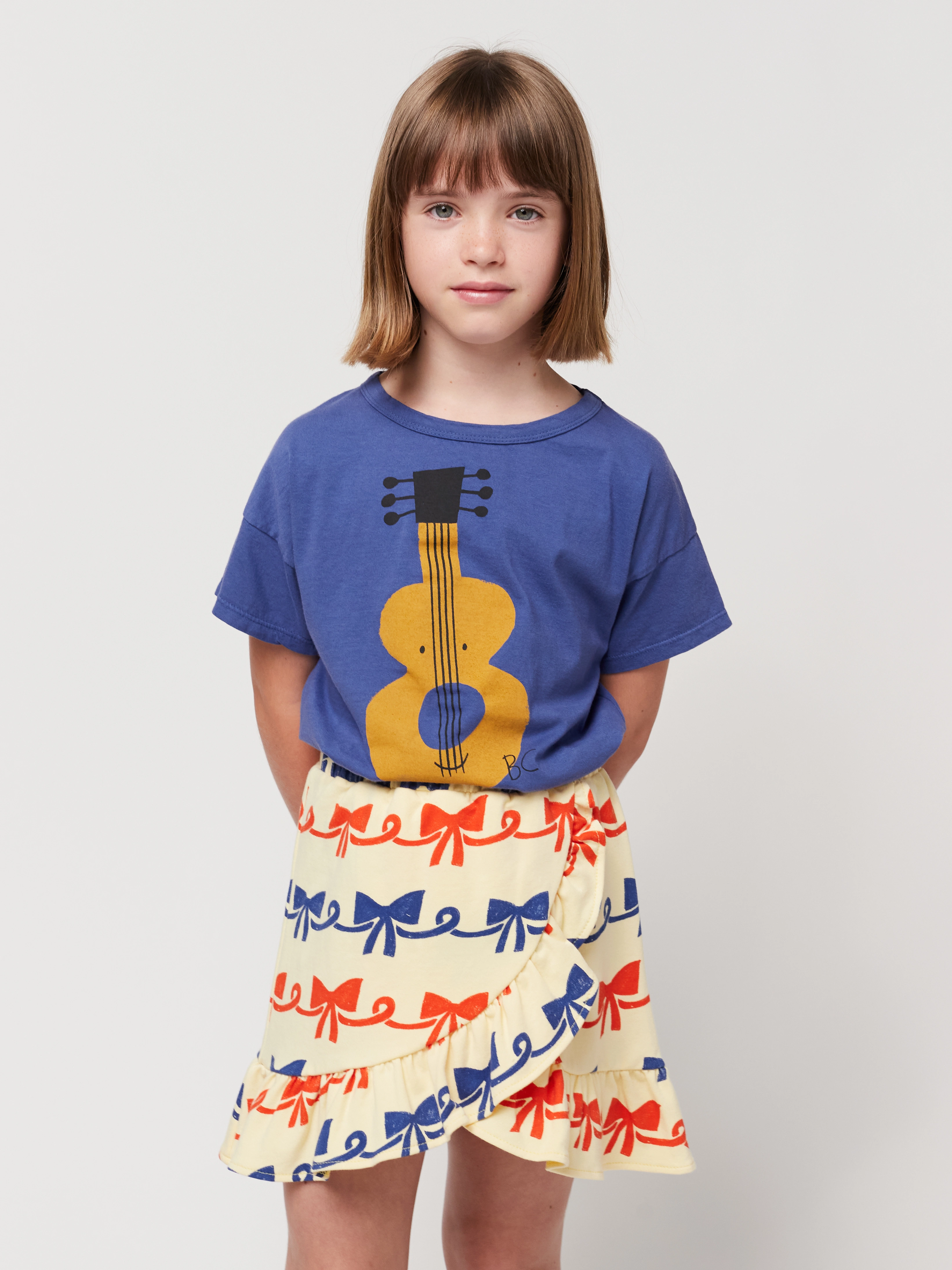 T-Shirt ACOUSTIC GUITAR in navy blue