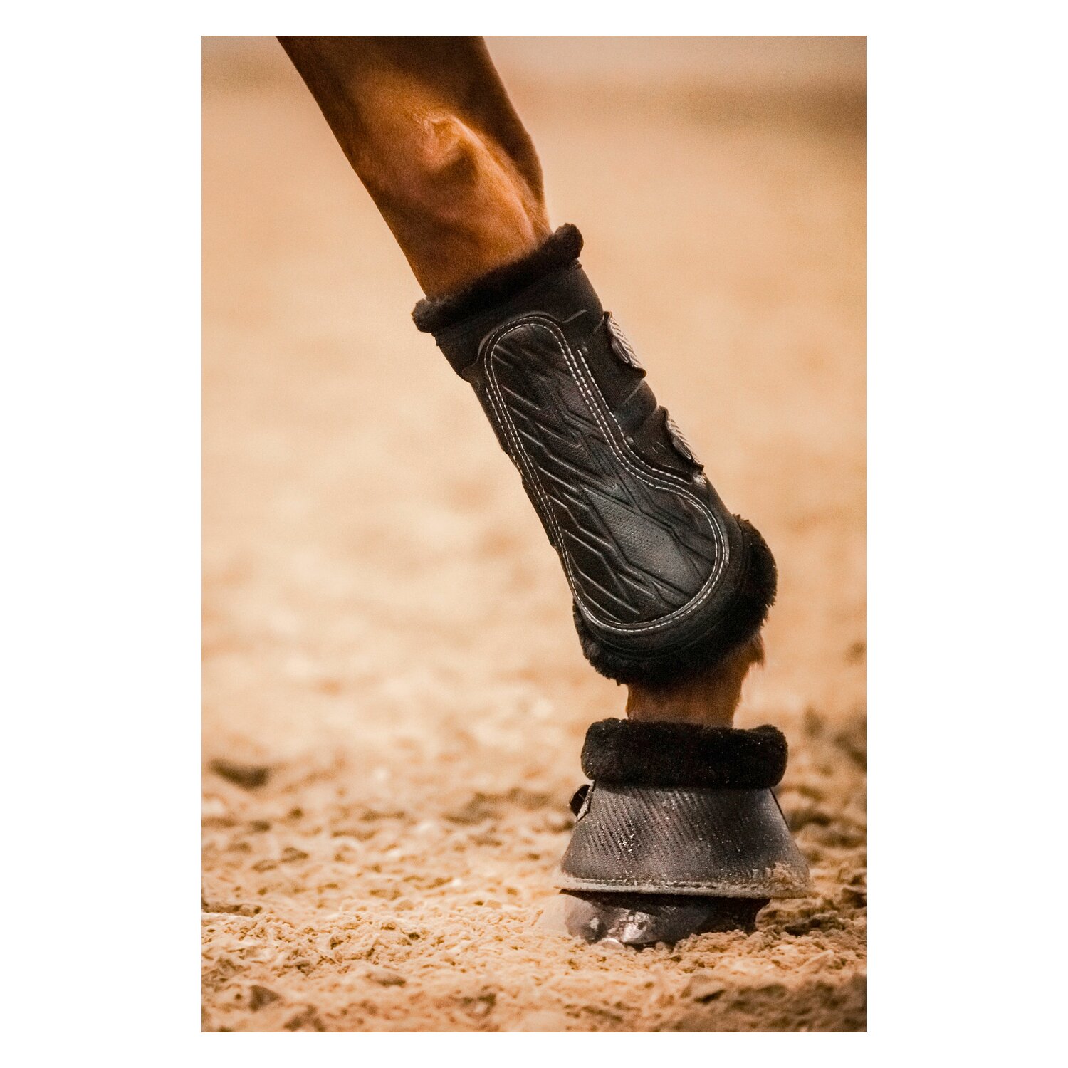 stübben Trainingsgamaschen Airflow FauxFur  - schwarz
