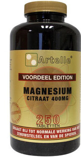 Artelle Magnesium Citraat 400mg Tabletten 250TB